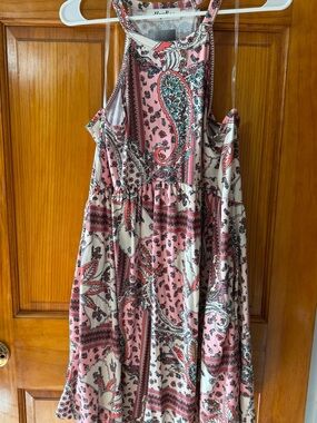 Harper Pink Paisley Maxi Dress